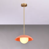 Handcrafted Modern Dome Pendant Light – Customizable Designer Ceiling Fixture - 32261