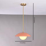 Handcrafted Modern Dome Pendant Light – Customizable Designer Ceiling Fixture - 32261