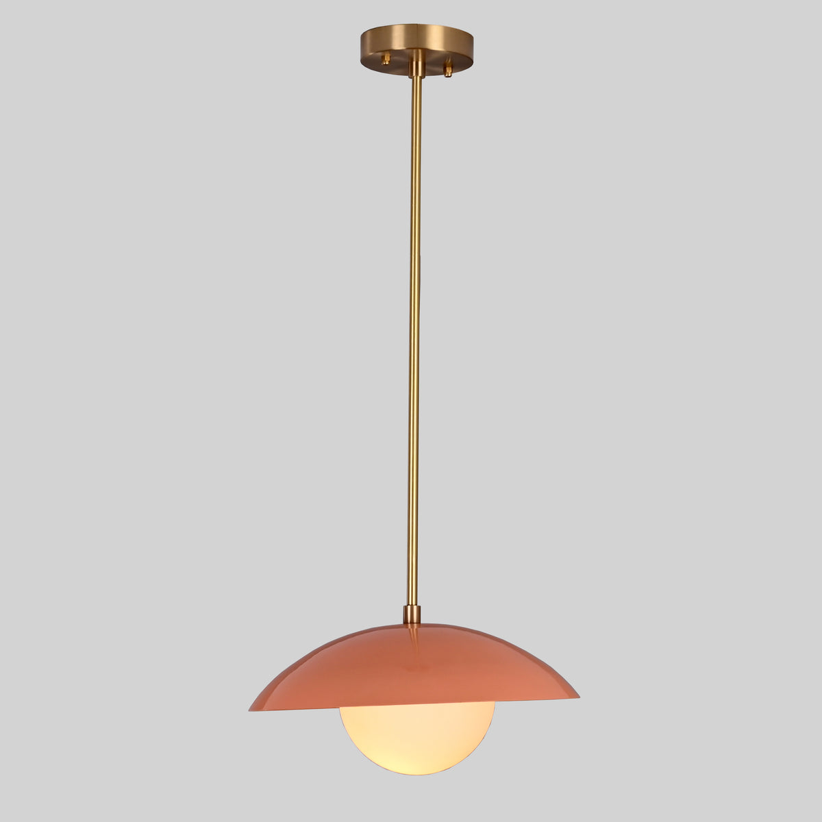 Handcrafted Modern Dome Pendant Light – Customizable Designer Ceiling Fixture - 32261