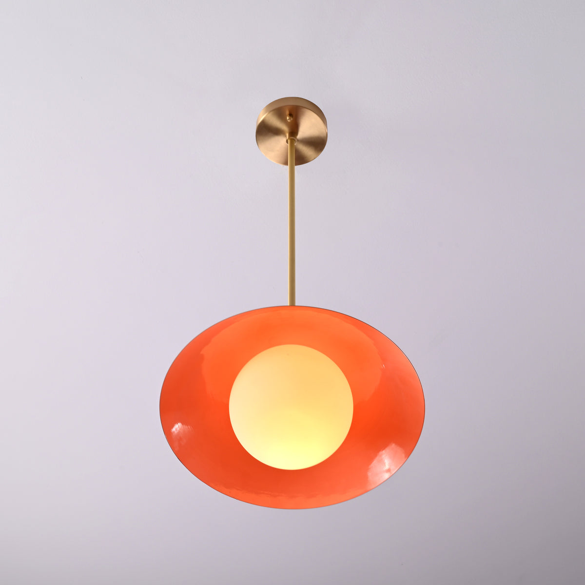 Handcrafted Modern Dome Pendant Light – Customizable Designer Ceiling Fixture - 32261