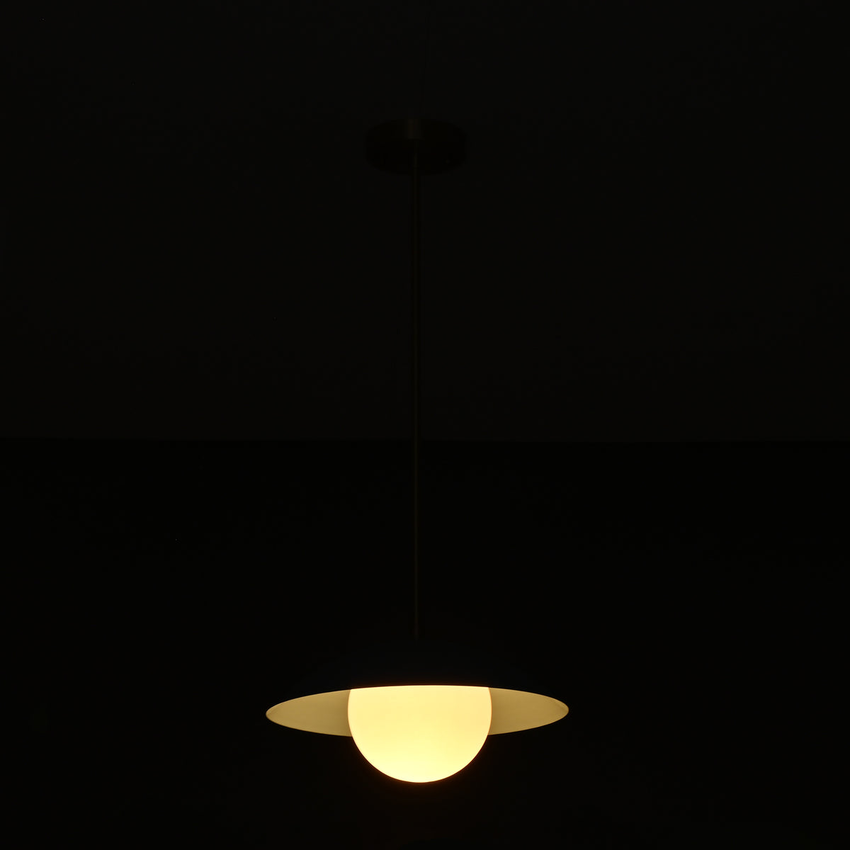 Milan Halo - Brass Chandelier - 1 Light - 32262