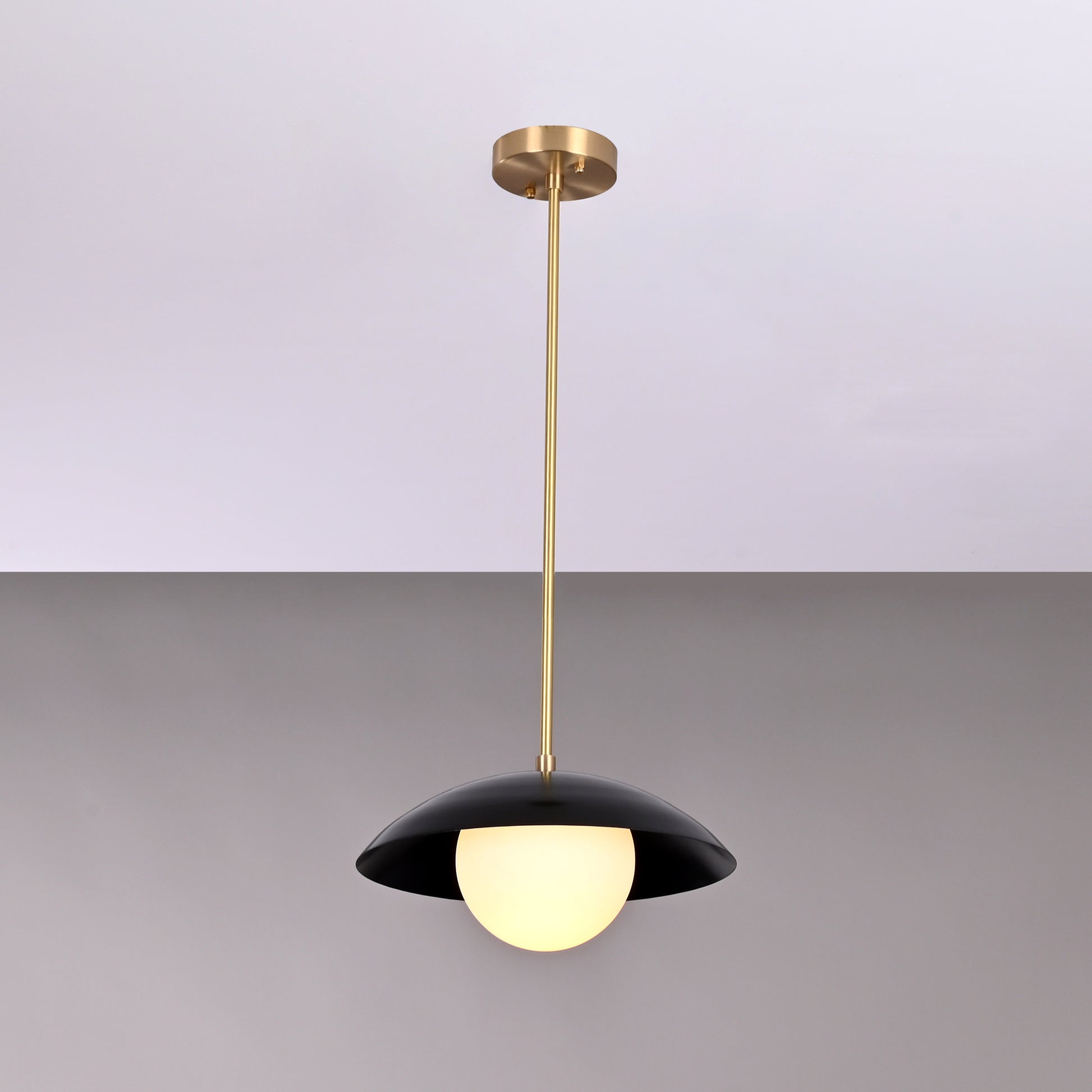 Brass Pendant Light 12" Wide - 32262