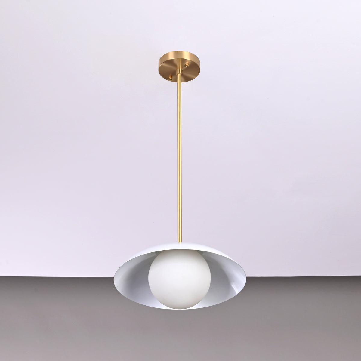 Handcrafted Modern Dome Pendant Light – Customizable Designer Ceiling Fixture - 32263