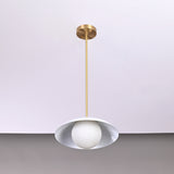 Handcrafted Modern Dome Pendant Light – Customizable Designer Ceiling Fixture - 32263