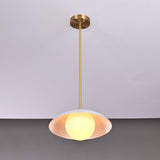 Handcrafted Modern Dome Pendant Light – Customizable Designer Ceiling Fixture - 32263