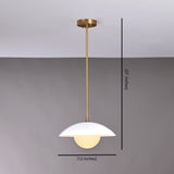 Handcrafted Modern Dome Pendant Light – Customizable Designer Ceiling Fixture - 32263