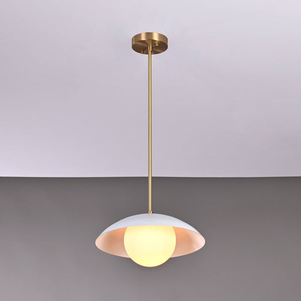 Brass Pendant Light 12" Wide - 32263