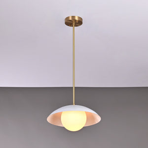 Handcrafted Modern Dome Pendant Light – Customizable Designer Ceiling Fixture - 32263