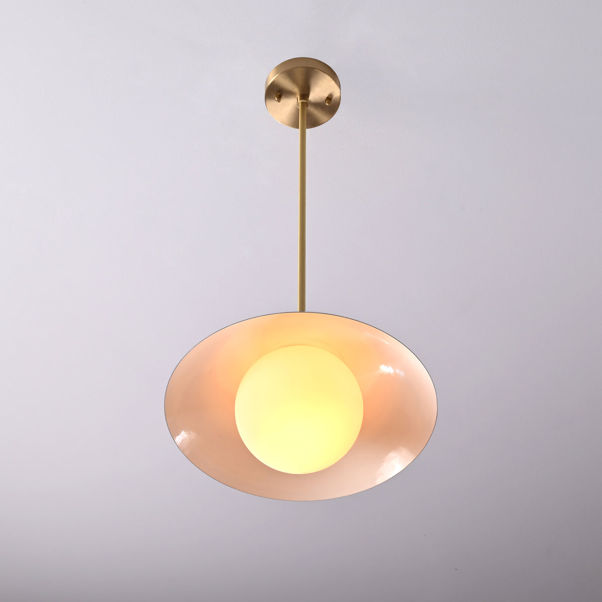 Handcrafted Modern Dome Pendant Light – Customizable Designer Ceiling Fixture - 32263