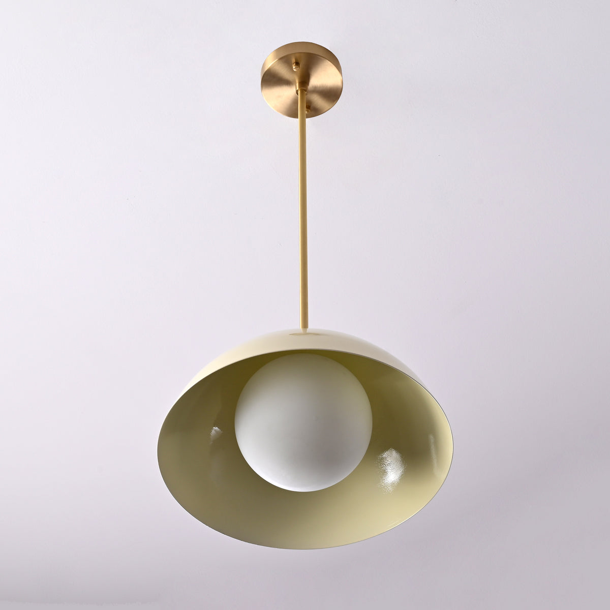 Handcrafted Modern Dome Pendant Light – Customizable Designer Ceiling Fixture - 32264