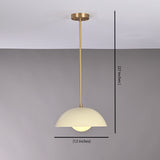 Handcrafted Modern Dome Pendant Light – Customizable Designer Ceiling Fixture - 32264