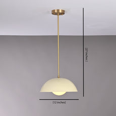 Industrial Brass Made, Brass Pendant Lamp Bedside Light Bistro Chandelier 1960's Minimalist Designer Suspended Corner Entrance Bar Counter Glass Ceiling Light