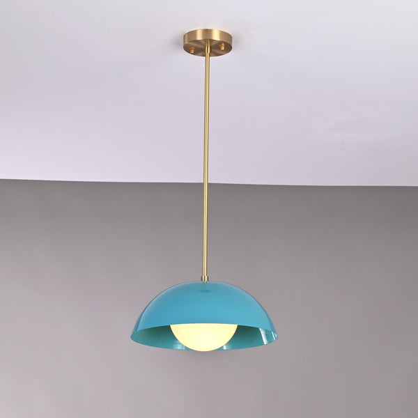 Brass Pendant Light 12" Wide - 32266