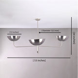 Modern Brass Chandelier – Customizable 4-Light Ceiling Fixture Uplifting Light | Handmade Lighting - 32267