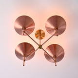Tokyo Apex  -  Uplifting Mid-century Chandelier - 4 Lights - 32269