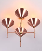 4 Lights Brass Pendant Lamp 24