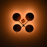 Tokyo Apex  -  Uplifting Mid-century Chandelier - 4 Lights - 32269