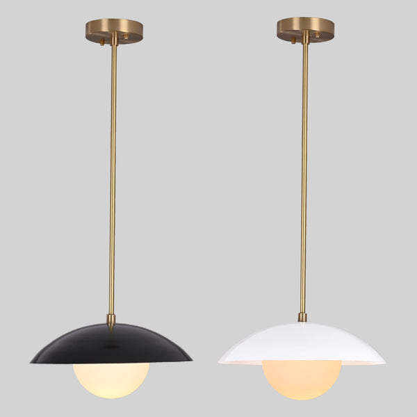 Pair of Brass Pendant Lamps - 32270