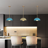 Handcrafted Modern Brass Pendant Light Set (Set of 2) – Customizable Hanging Lamps for Home & Commercial Spaces - 32271