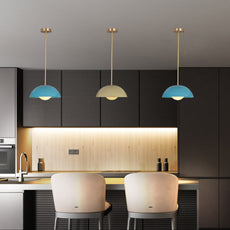 Handcrafted Modern Brass Pendant Light Set (Set of 2) – Customizable Hanging Lamps for Home & Commercial Spaces - 32271