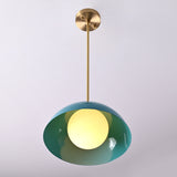 Handcrafted Modern Brass Pendant Light Set (Set of 2) – Customizable Hanging Lamps for Home & Commercial Spaces - 32271