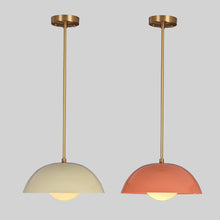 Handcrafted Modern Brass Pendant Light Set (Set of 2) – Customizable Hanging Lamps for Home & Commercial Spaces - 32272