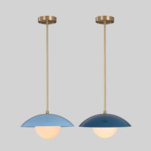 Handcrafted Modern Brass Pendant Light Set (Set of 2) – Customizable Hanging Lamps for Home & Commercial Spaces - 32273
