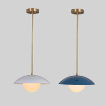 Handcrafted Modern Brass Pendant Light Set (Set of 2) – Customizable Hanging Lamps for Home & Commercial Spaces - 32275