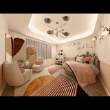 Custom 4-Light Uplight Chandelier | Brass or Copper Finish Painted or Patina Options - 32278