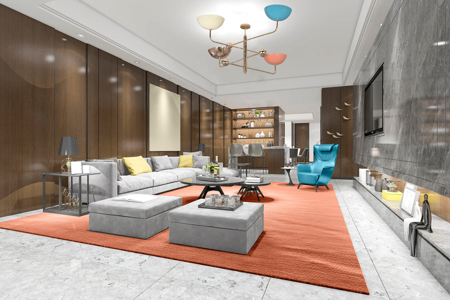 Custom 4-Light Uplight Chandelier | Brass or Copper Finish Painted or Patina Options - 32279