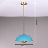 Copenhagen Discus  -  Uplifting Mid-century Chandelier - 2 Lights - 32281