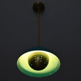 Copenhagen Discus  -  Uplifting Mid-century Chandelier - 2 Lights - 32281