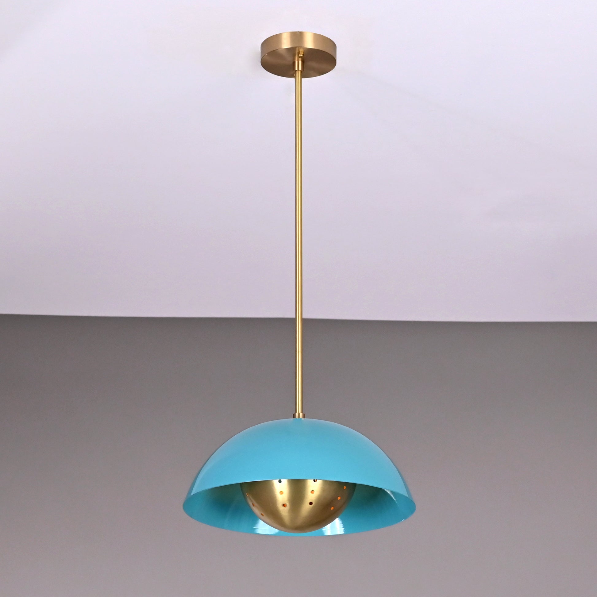 Brass Pendant Lamp 12" Diameter - 32281