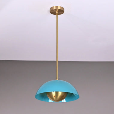 Custom Brass Dome Pendant Light – Modern, Minimalist, and Handcrafted - 32281