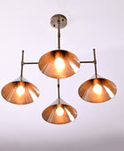 4 Lights Brass Pendant Lamp 24