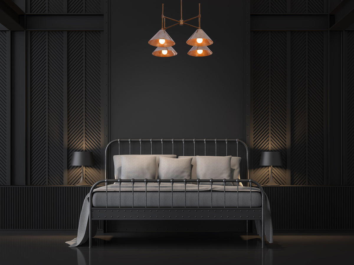 Paris Apex - Brass Chandelier - 4 Lights - 32283