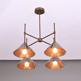 Paris Apex - Brass Chandelier - 4 Lights - 32283