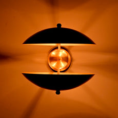 Sculptural Brass Pendant Chandelier – Modern Artisan Ceiling Light - 32284
