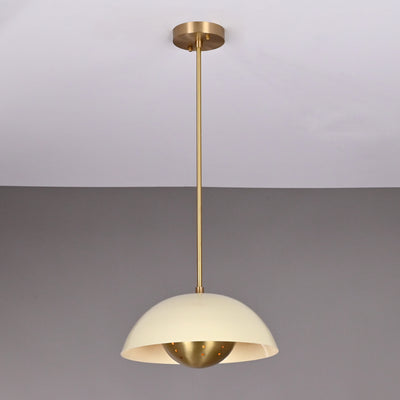 Custom Brass Dome Pendant Light – Modern, Minimalist, and Handcrafted - 32285