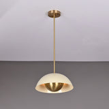 Rome Discus  -  Uplifting Brass Chandelier - 2 Lights - 32285