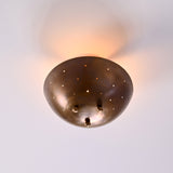 Modern Flush Mount Dome Light | Custom Brass or Painted Finish Uplight Ceiling Fixture - 32287
