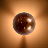 Modern Flush Mount Dome Light | Custom Brass or Painted Finish Uplight Ceiling Fixture - 32287