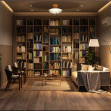 Modern Flush Mount Dome Light | Custom Brass or Painted Finish Uplight Ceiling Fixture - 32288