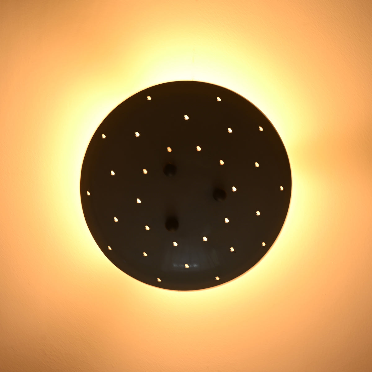 Modern Flush Mount Dome Light | Custom Brass or Painted Finish Uplight Ceiling Fixture - 32288