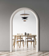 Modern Mid-Century Pendant Light | Custom Brass Chandelier | Handmade Dome Ceiling Light Fixture Adjustable Size & Finish | Patina Copper Lighting - 32292