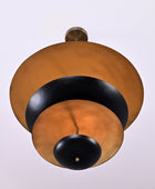 6 Lights Large Brass Disk Pendant Lamp 24