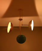 3 Light Large Brass Pendant Lamp 26