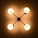 Diabolo Style 8-Light Brass Chandelier | Two-Way Light Mid-Century Modern | Custom Finish Available - 32297