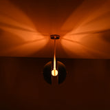 Handcrafted Modern Brass Orb Chandelier | Custom Finishes Mid-Century Contemporary Pendant Light - 32299