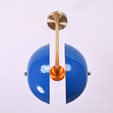 Handcrafted Modern Brass Orb Chandelier | Custom Finishes Mid-Century Contemporary Pendant Light - 32299